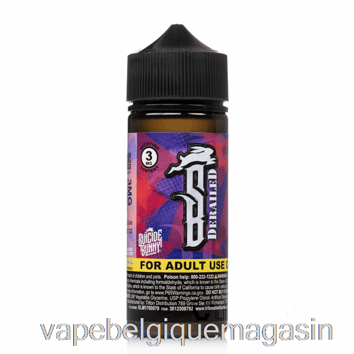 Vape Shop Bruxelles A Déraillé - Suicide Bunny - 120ml 3mg